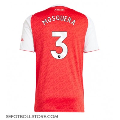 Arsenal Cristhian Mosquera #3 Replika Hemmatröja 2025-26 Kortärmad Arsenal Cristhian Mosquera #3 Replika Hemmatröja 2025-26 Kortärmad